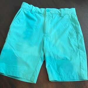 Boys Size 12 Vineyard Vines Turquoise Flat Front Shorts